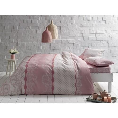 TAC TEXTILE TURKEY ONE SIZE DUVET COVER SET %100 COTTON HOME DECORATION BEDROOM TEXTILE SALLY SERIES