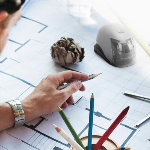 USB Electric Pencil Sharpener Simple Business Style Automatic Sharpeners Desktop School Office Supplies