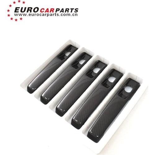 W463 g500 g550 g350d g63 g65 carbon fiber material handle cover 1990-2018y gclass door handle cover and DRY handle base cover