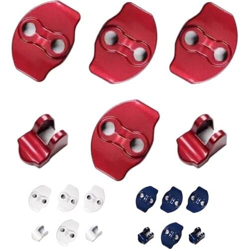 For Tesla Model 3 Model Y Door Lock Cover Protector Latches Door Stopper Covers Set of 6 Interior Accessories
