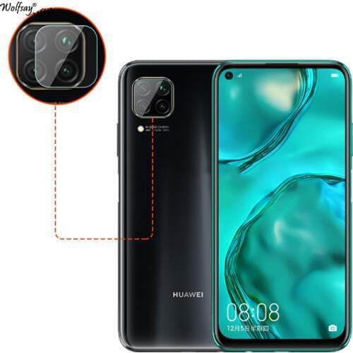 2pcs Back Camera Tempered Glass for Huawei Nova 7i Lens Screen Protector for Huawei Nova 7i Full Glued Anti-scratch Film 6.4"