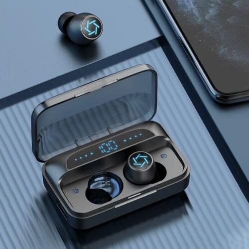 5.0 Mini In-ear Waterproof Headphone Bluetooth Wireless Earphones Noise Cancelling Sports Headphones Portable Audio Accessories