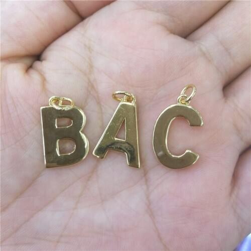 Alphabet Letters from A to Z Initials Pendant