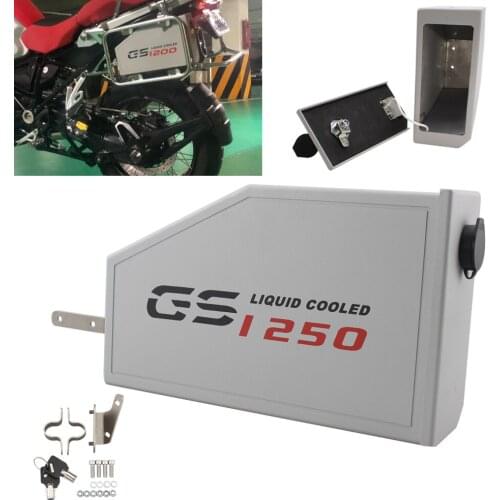 Aluminum Motorcycle Toolbox Toolbag For BMW R1250GS LC / R1250GS ADV 2013-2019 ToolBox Side Bracket 5 liters