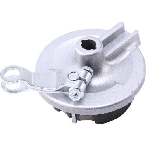 Drum Brake Pads for Front and Rear Wheel Brake Aluminum Cover for 10 inch Hub 12 Inch Small Wheels Rims CRF50