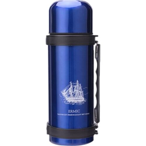 Water Bottle Vacuum Insulated Stainless Steel Sport Travel Hot Cold Cups