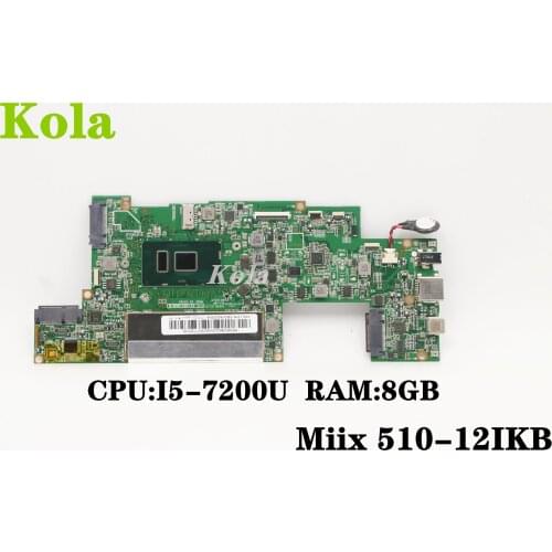 For Lenovo MIIX510 Miix 510-12IKB Tablet 1602B-05-01 With I5-7200U RAM:8G Original integrated motherboard 100% fully tested