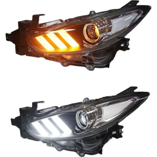 For MAZDA 3 Axela LED Head Lamps 2017 For Mustang style Moving LED turning lights