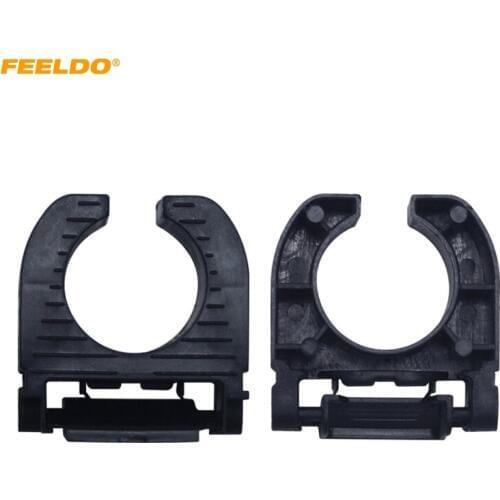 FEELDO 2PCS Auto HID Xenon Bulb Holder Base H7 Low Beam Bracket Retainers Adapter Sockets For Ford Mondeo #5549