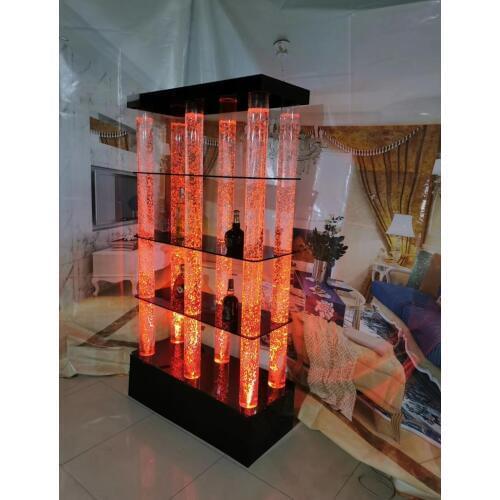 Customization: wine cabinet screen, water dance bubble screen, water column wine cabinet, multi-function showcase, water curtain