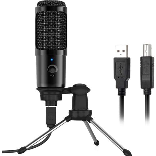 USB Microphone for Computer Condenser Recording PC Studio Microphone Laptop MAC Windows Professional Plug&Play for Vocal YouTube