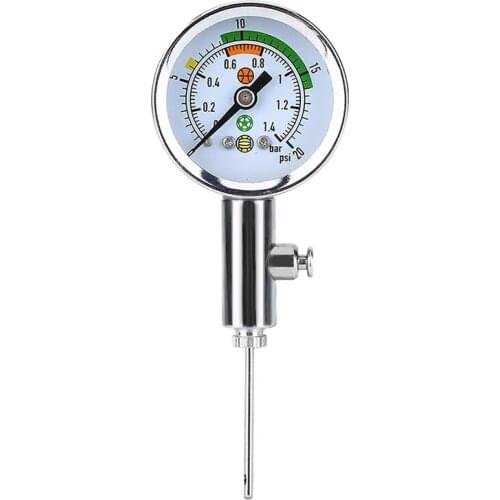 Ball Pressure Gauge Ball Pressure Measuring Tool Basketball Football Volleyball Barometer