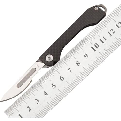 New EDC Outdoor Knives, Emergency Outdoor Tools, Portable Folding Knives, Can Be Hung With Keychains, Can Be Opened Or Cut