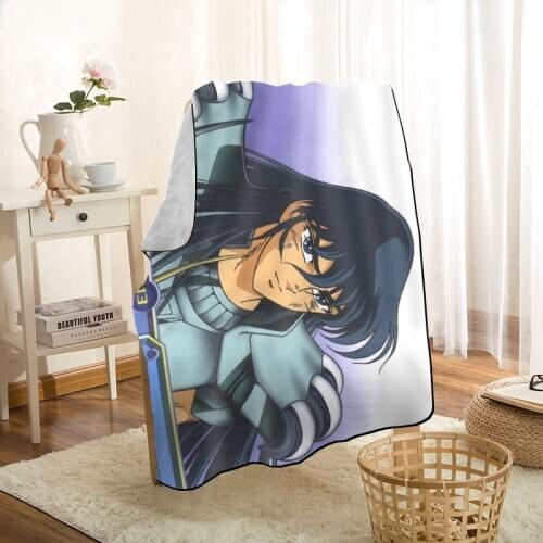 New De Saint Seiya Anime Blankets Printing Soft Blanket Throw On Home/Sofa/Bedding Portable Adult Travel Cover Blanket
