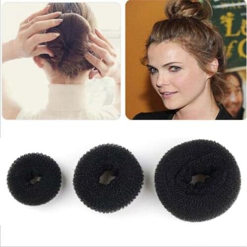 Donuts Hair accessories 4 Sizes Hair Styling Ring Style Dispenser Buns Head Tool Hair Ring headband hair bands for women