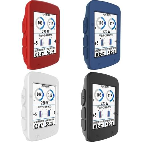 Silicone Soft Cover Protective Case Glass Screen Protector Film For Garmin edge 520/Plus Cycling GPS Bicycle Bike Computer Skin