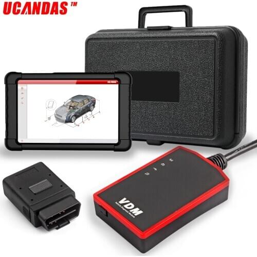 UCANDAS VDM WIFI OBD2 Scanner Scan ABS Airbag Oil EPB DPF Reset OBD 2 Automotive Scanner Code Reader Auto Car Diagnostic Tool