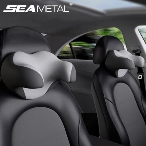 Universal Memory Foam Car Headrest Pillow Car Seat Head Support Neck Rest Massage Seat Headrest Neck Protector Auto Accessories