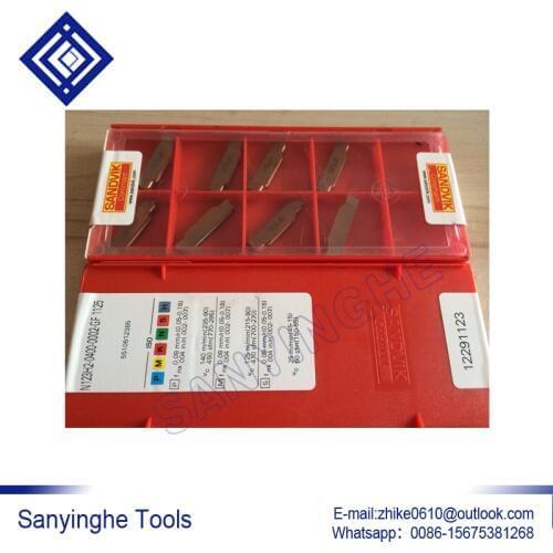 Free shipping high quality sanyinghe 50pcs /lots N123H2-0400-0002-GF 1125 cnc carbide parting & grooving inserts