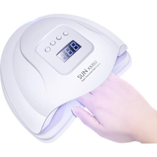 SUN 5X Plus UV 110W Pro UV Nails Dryer LED Lamp for Manicure Gel Nail Lamp Drying Lamp for Gel Varnish 10/30/60s Timer Smart