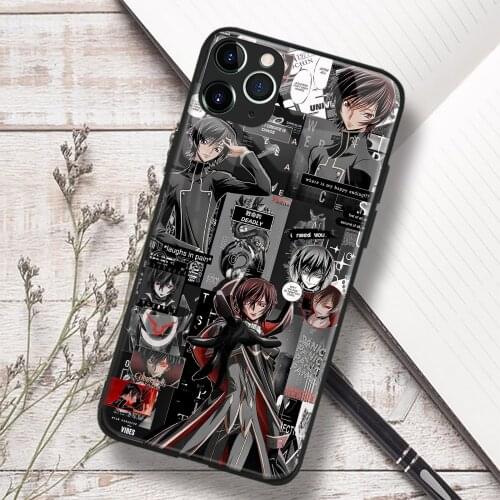 Code Geass Lelouch Vi Britannia Glass Soft Silicone Phone Case FOR IPhone SE 6s 7 8 Plus X XR XS 11 12 Mini Pro Max Cover Shell