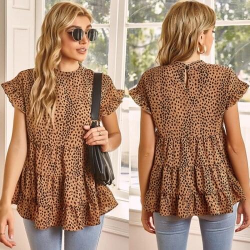 Womens Flowy Vest Cakes Sleeveless Crew Neck Casual Shirt Loose Shirt Khaki
