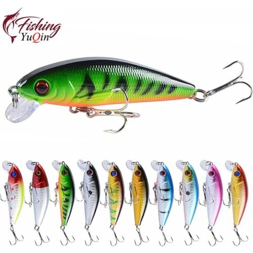 1PCS 7.2cm 8.7g Fishing Lure Quality Minnow Lure 3D Eyes Plastic Hard Bait Pesca Artificial Jig Wobblers Crankbait Fishing Bait