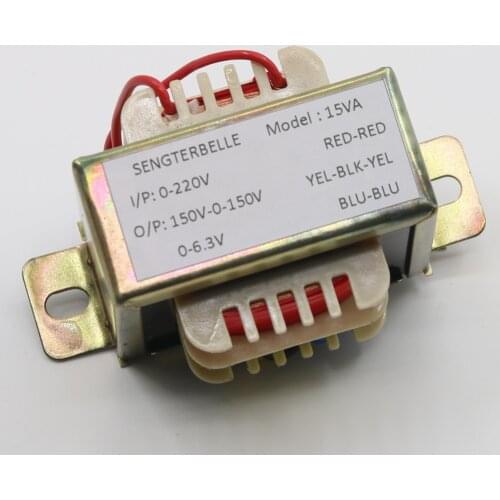 15W Dual 150V+6.3V EI Transformer For 6N3 Tube Preamplifier Audio