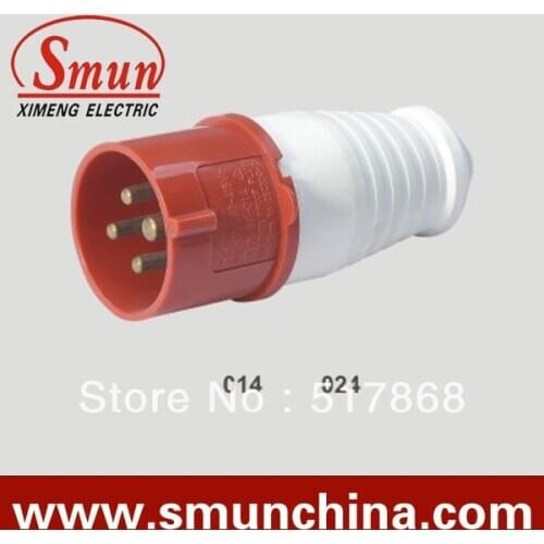 16A 3p+e 380-415v industrial plug with CE ROHS 1 year warranty european type