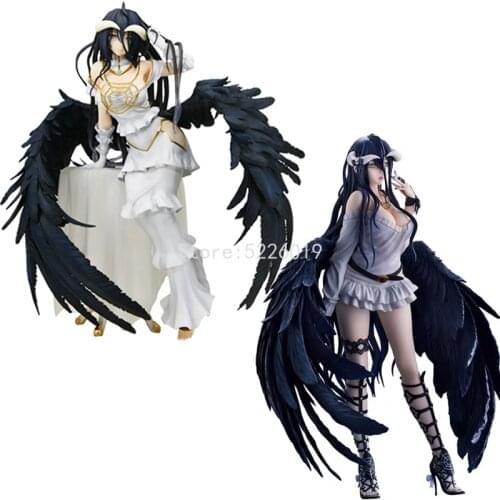 28cm Overlord Albedo Anime Figure Overlord III Albedo So-Bin Action Figure 642# Albedo Figurine 631# Ainz Ooal Gown Figure Toys