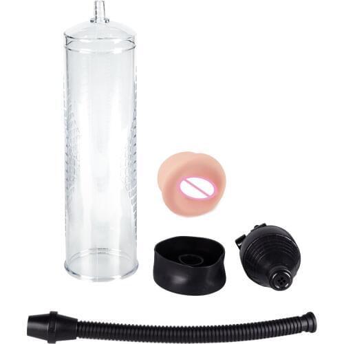 8" Male Beginner Bigger Penis Power Vacuum Enlarge Pumps Enhancing Device