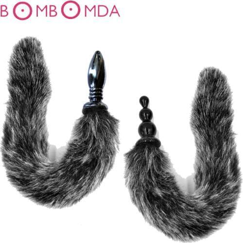 Backyard Fox Tail Anal Plug Erotic Sex Toys G Spot Vaginal Stimulation Massager Masturbation Adult Anal Plug Sex Toy For Women
