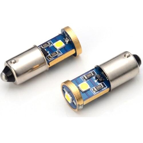 2Pcs 2017 Style T4W Led Ba9s 150LM 3030 Car Light Automobiles Wedge Marker Lamp LED License Plate Reading Doom Dashboard Bulb