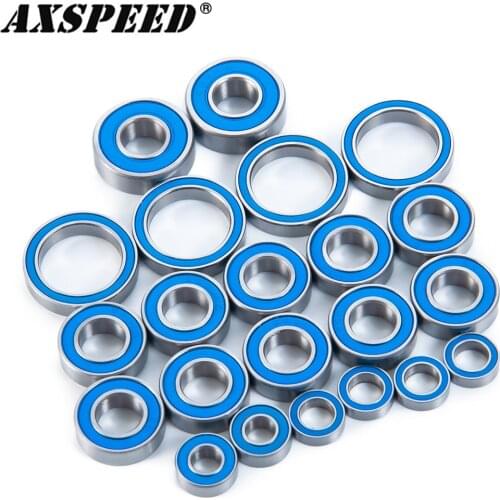 AXSPEED 22PCS Ball Bearing Kit for 1:8 Arrma 6S, Kraton 6s, Typhon 6s, Senton 6s & Outcast 6s BLX RC Crawler Car Bearing Parts