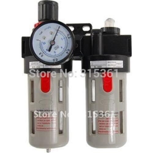 Free Shipping 2PCS/Lot BFC-4000 Air Filter Regulator Lubricator Combination Air Source Treatment 1.5MPa