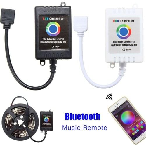 Wireless bluetooth Music Smartphone APP Remote Controller For 5050 RGB LED Strip DC12-24V