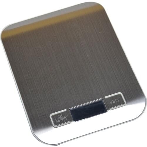 Digital Multi-function Food Kitchen Scale,Stainless Steel, 5kg Stainless Steel Platform with LCD Display