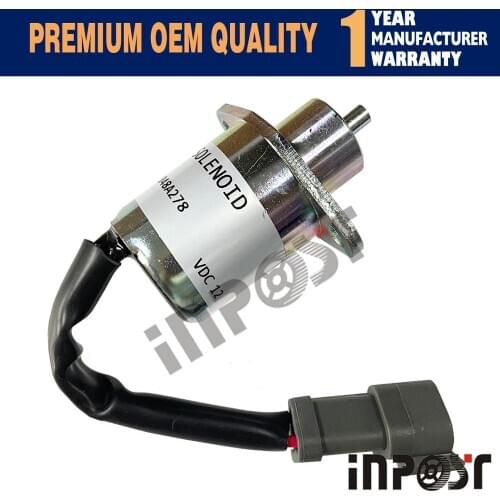 12V Solenoid Valve 2848A278 Fit for Caterpillar CAT 246 247 257 3034