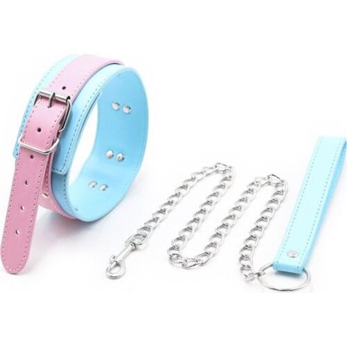 Handmade Adult Toys Sexy Rivet Alternative PU Leather Collar Bell Choker Slave Costume BDSM Bondage Necklace Neckband Sex Toys