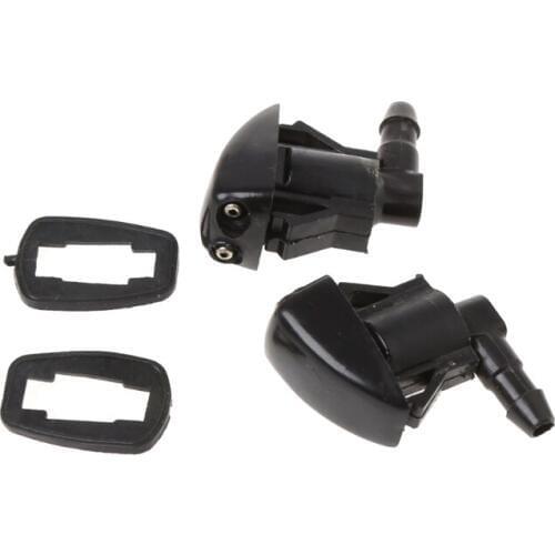QILEJVS 2Pcs Windshield Wiper Washer Jet Nozzle Spray For Toyota E120 Corolla Camry XV30