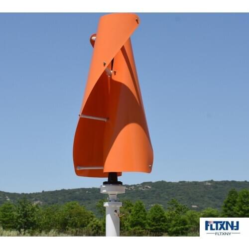 FS 400W spiral type wind generator with 12v 24v Auto MPPT controller AUTO MPPT controller of vertical turbine for home use