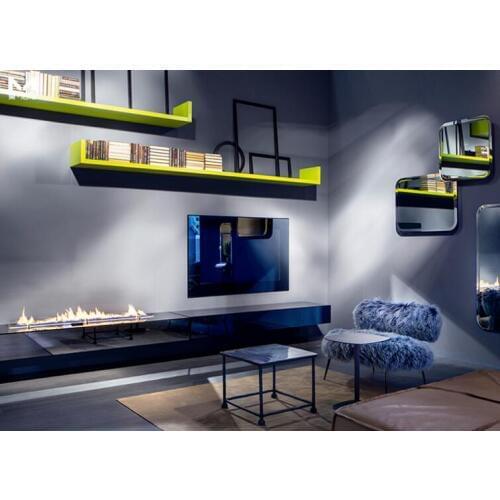 Inno-Fire 36 inch real fire intelligent smart automatic ethanol fuel indoor used fireplace