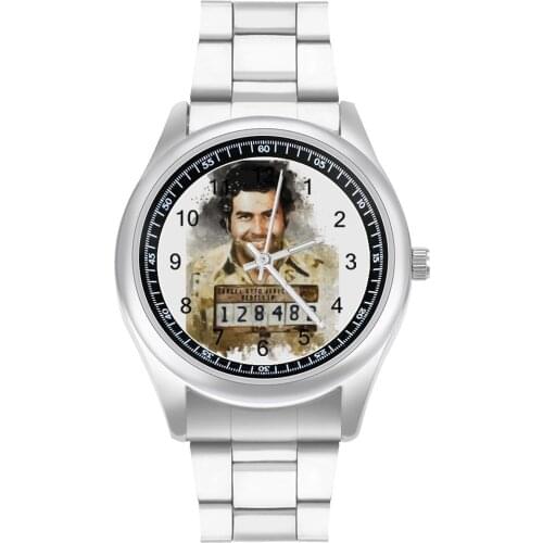Pablo Escobar Quartz Watch Strong Boy Wrist Watch Design Stainless Home Upwrist Wristwatch