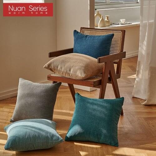 45x45cm Linen Throw Cushion Cover Home Decoration Sofa Bed Decor Decorative Pillowcase Pillow Cover dropshipping