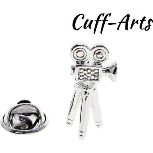 Lapel Pin Badges for Men Movie Camera Lapel Pin Brooches 2019 Classic Novelty Lapel Pin By Cuffarts P10334