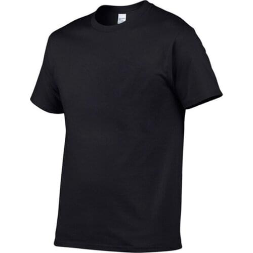 2021 Summer New Limited Time Special Mens Pure Color T-shirt Fashion Pure Cotton Mens Short Sleeve T-shirt Slim Casual T-shirt