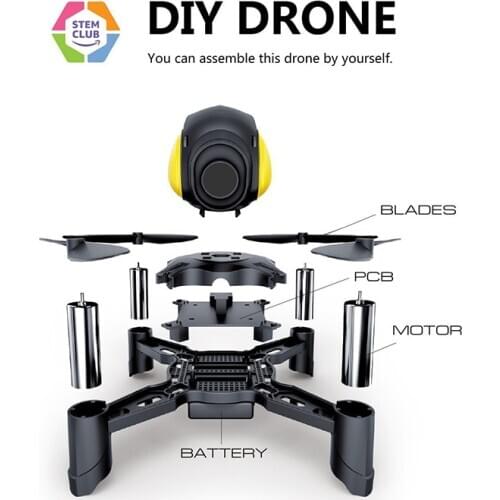New DIY assembled battle drone WIFI real-time remote control aerial multifunctional four-axis aircraft