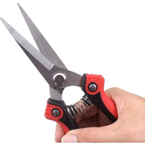 New Stainless Steel Anti-Slip Gardening Pruning Shears Cutting Tools Set Pruner Tree Cutter Garden Fruit Tree Shears Hand Tools