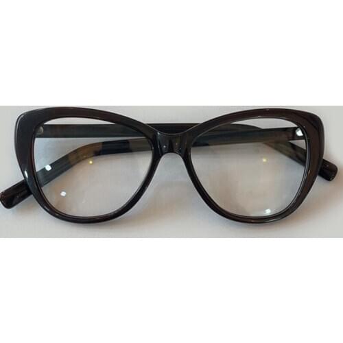 Top Quality Cat Eye Glasses Frame Women Retro Optical Frame Luxury Brand Designer Myopia Glasses Frame With Box
