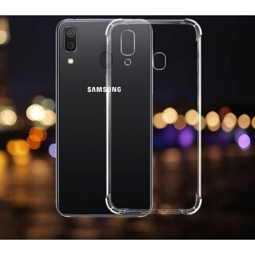 Crystal Airbag Cover for Samsung Galaxy A 10 20 e 30 40 50 60 70 s 80 Transprent Phone Case For Galaxy A 30 20 s e Protect Cases
